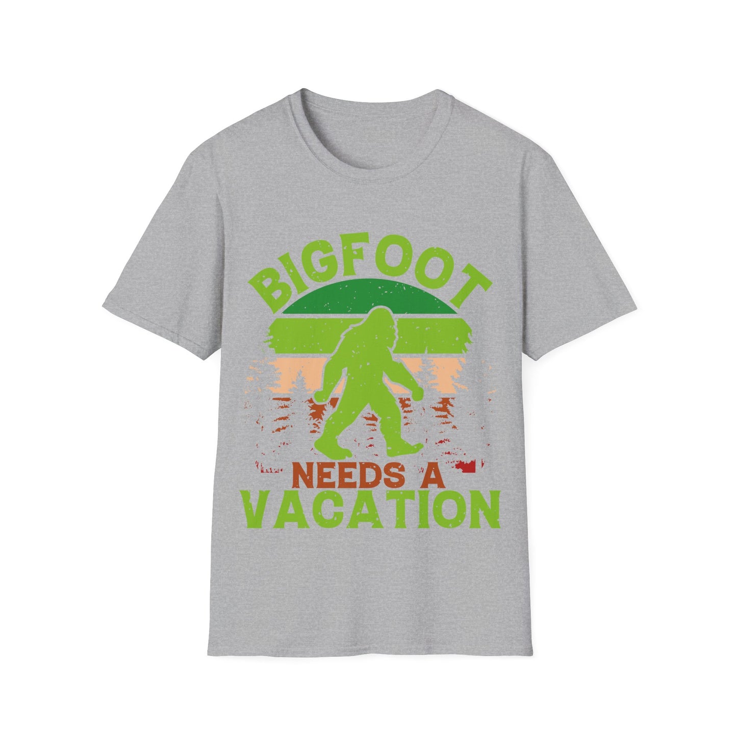 Bigfoot Needs Vacation T-Shirt