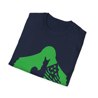 Bigfoot American Flag T-Shirt