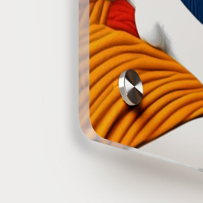 Crochet Acrylic Wall Art Panels Home Decor