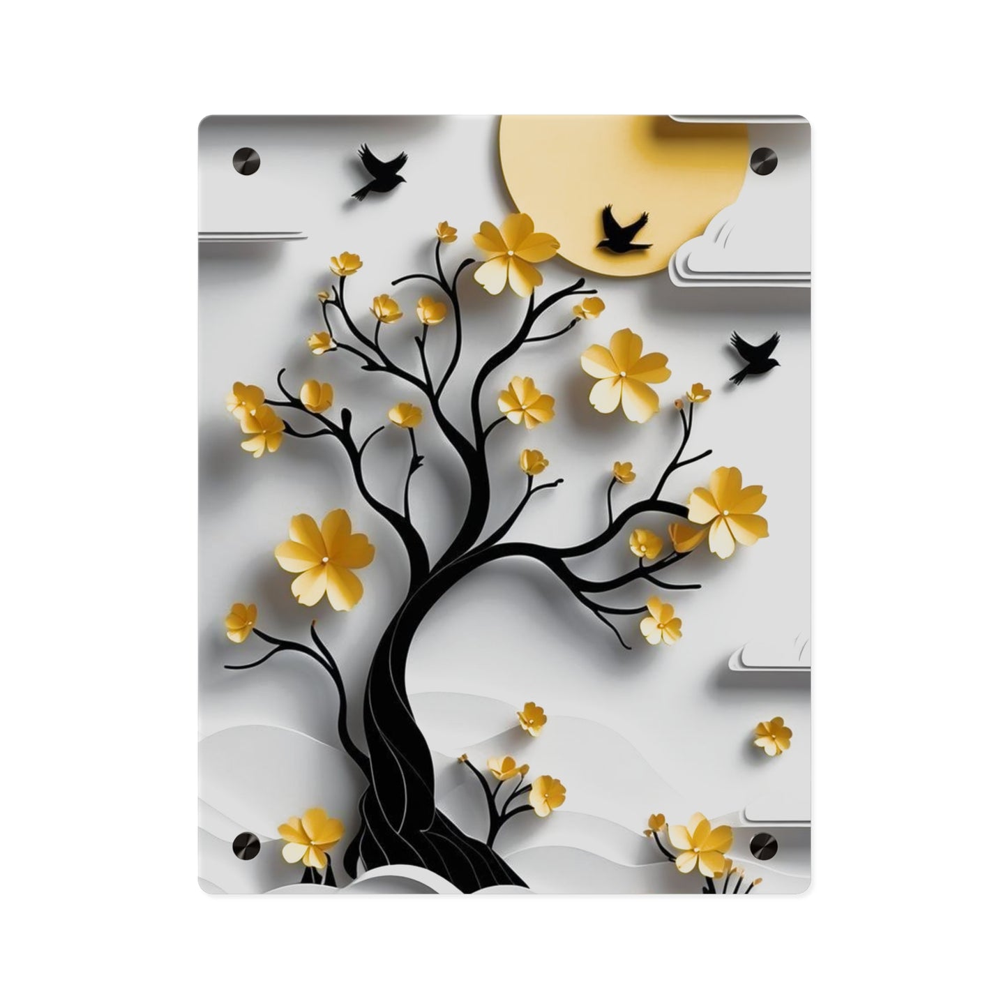 3d Art Tree Acrylic Wall Art Panels Home Decor