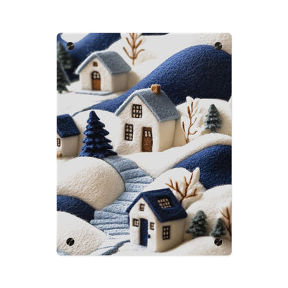 Crochert House  Acrylic Wall Art Panels Home Decor