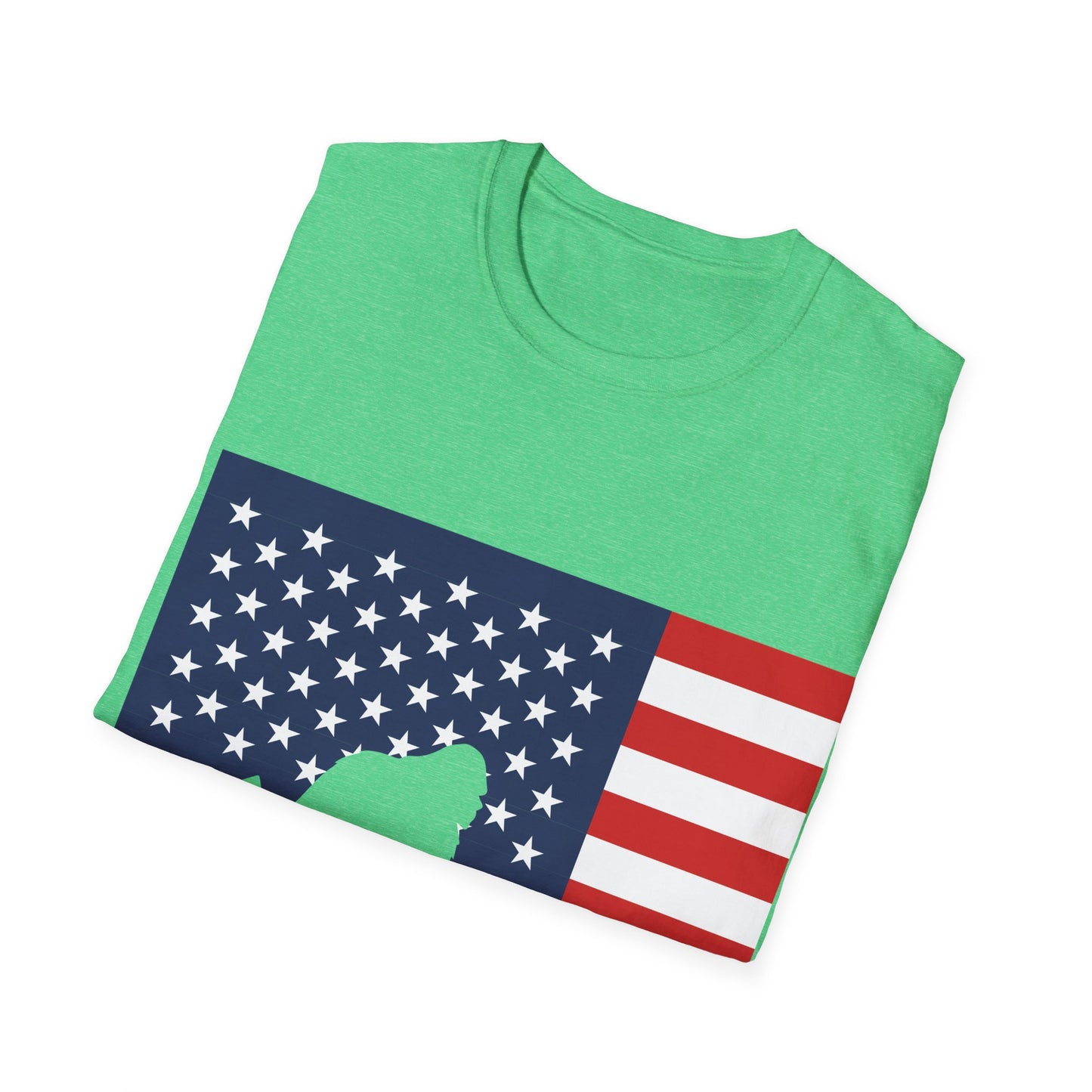 Amarican Bigfoot Flag T-Shirt
