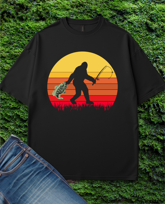 Bigfoot Fishing T-Shirt