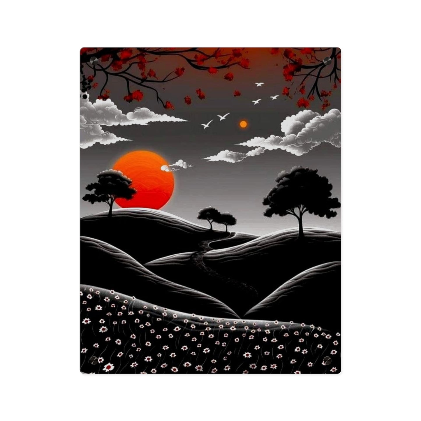 3d Art Farm House Acrylic Wall Art Panels Home Decor