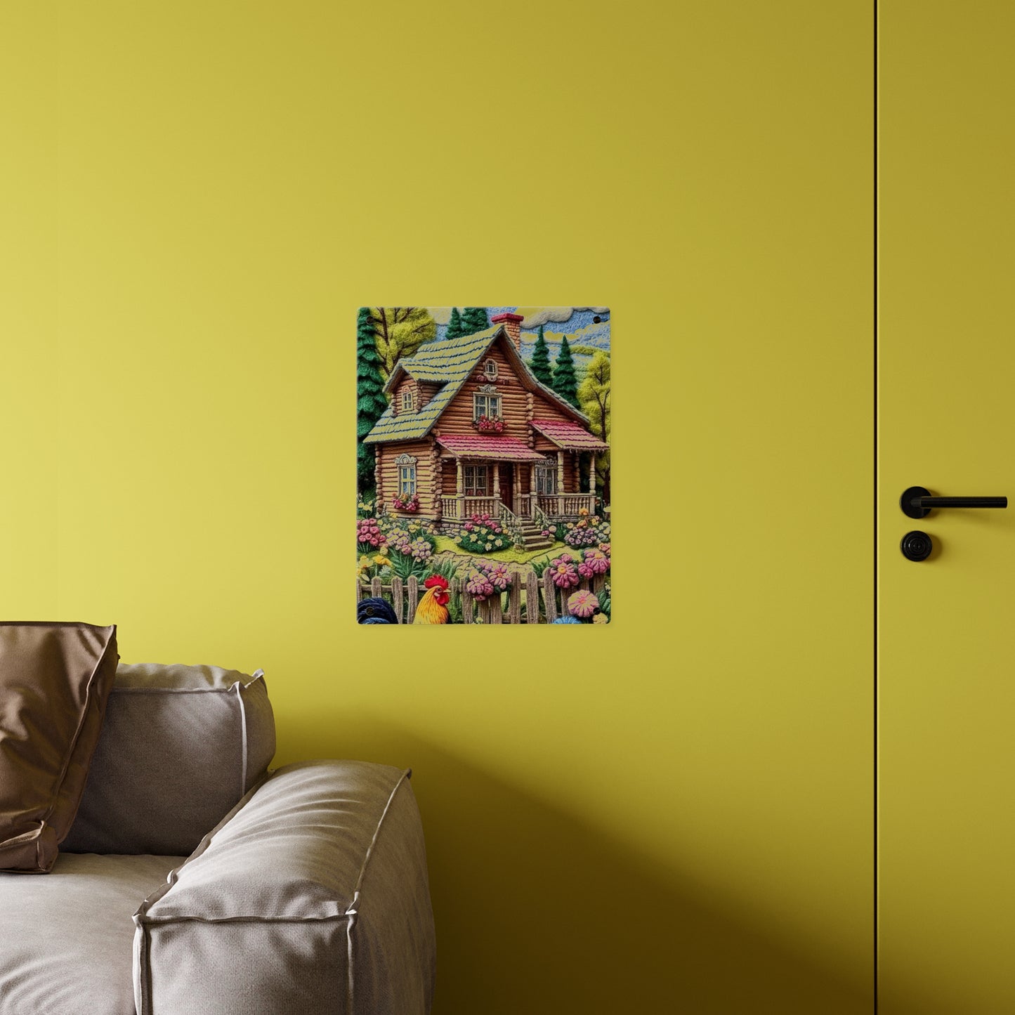 Farm House  Acrylic Wall Art Panels Home Decor