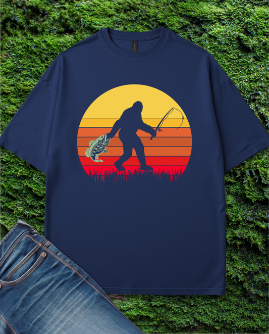 Bigfoot Fishing T-Shirt
