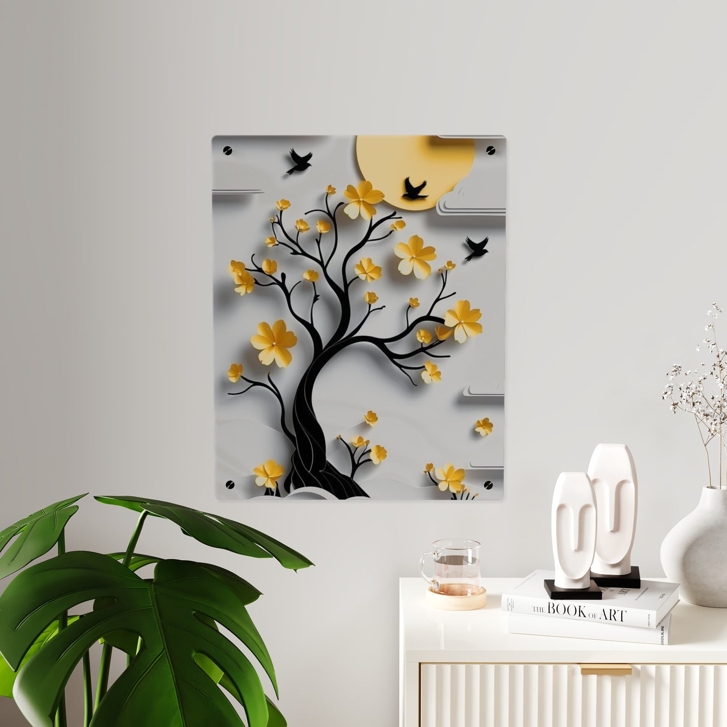 3d Art Tree Acrylic Wall Art Panels Home Decor